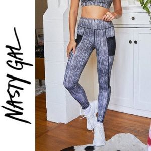 All A Little Hazey Pocket Workout Leggings from Nasty Gal